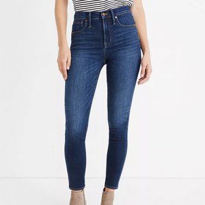 Madewell High Rise Slim Jean Dark Wash Comfy Stretch Size 27